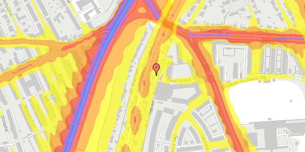 Trafikstøjkort på Haven 11A, 2000 Frederiksberg