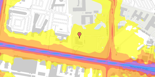 Trafikstøjkort på Lautrupvang 24, 2. , 2750 Ballerup