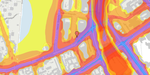 Trafikstøjkort på Nyropsgade 51, 2. , 1602 København V