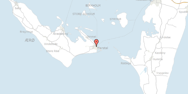 Trafikstøjkort på Skonnertvej 12, 5960 Marstal