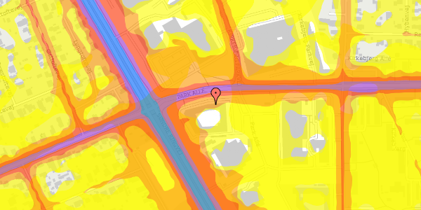 Trafikstøjkort på Park Allé 295, st. , 2605 Brøndby