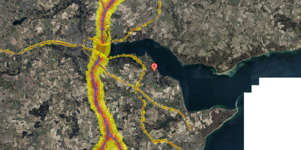 Trafikstøjkort på H.O. Wildenskovsvej 1, . 24, 7080 Børkop