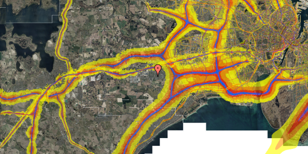 Trafikstøjkort på Taastrup Hovedgade 189, 2630 Taastrup