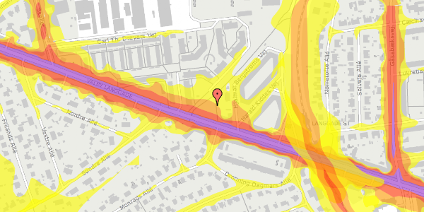 Trafikstøjkort på Valby Langgade 144, 2500 Valby