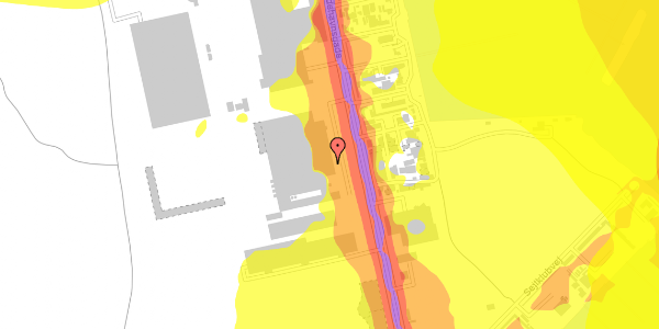 Trafikstøjkort på Bådehavnsgade 42F, 1. th, 2450 København SV