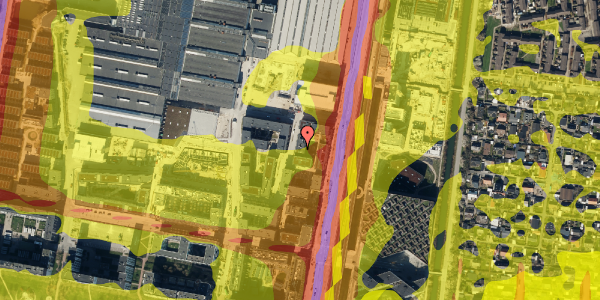 Trafikstøjkort på Halldór Laxness Vej 22, 1. th, 2300 København S