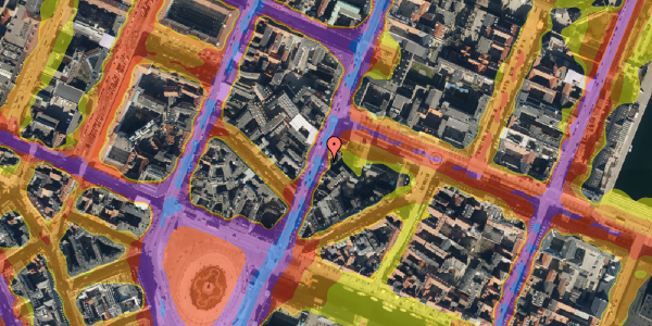 Trafikstøjkort på Bredgade 20, 3. th, 1260 København K