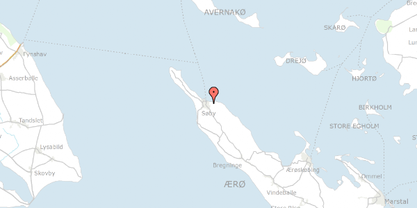 Trafikstøjkort på Rummes Agre 51, 5985 Søby Ærø