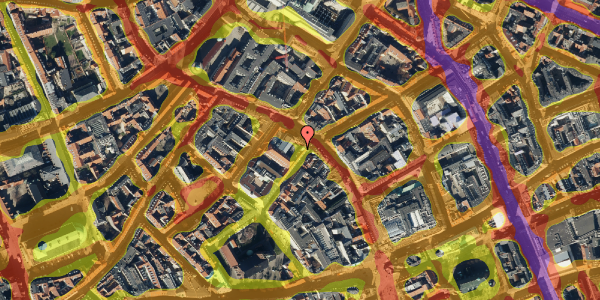 Trafikstøjkort på Valkendorfsgade 2, 1. , 1151 København K