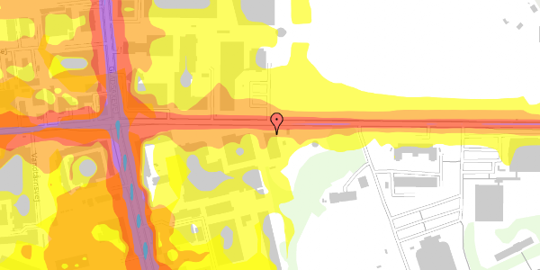 Trafikstøjkort på Vandtårnsvej 67, 2860 Søborg