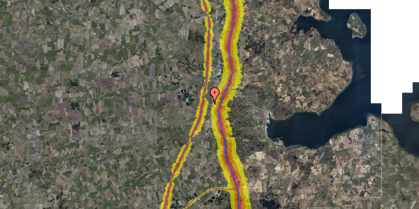 Trafikstøjkort på Rise Bygade 60, . 13, 6230 Rødekro