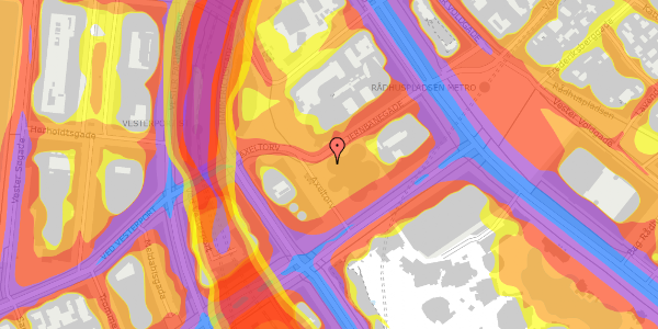 Trafikstøjkort på Jernbanegade 19, 1608 København V