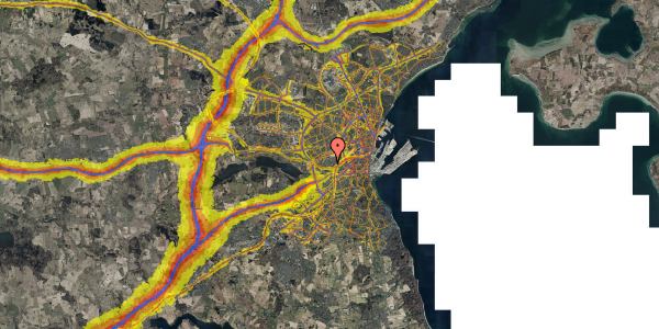 Trafikstøjkort på Haveforeningen Bakkevang 298, 8230 Åbyhøj