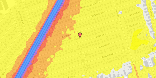Trafikstøjkort på Solstien 30, 2610 Rødovre