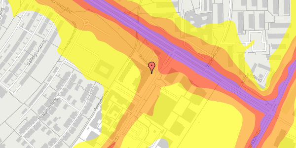 Trafikstøjkort på Tornhøjvej 4L, 3. 4, 9220 Aalborg Øst