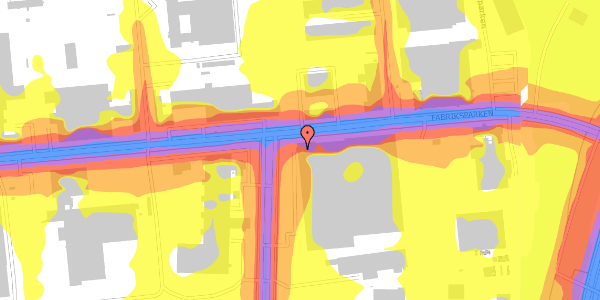 Trafikstøjkort på Smedeland 46E, 2600 Glostrup