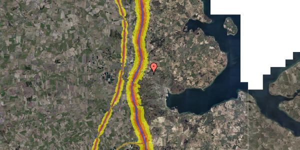 Trafikstøjkort på Haveforeningen Skovgårdsparken 2, 6200 Aabenraa