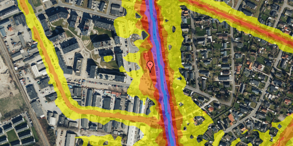 Trafikstøjkort på Brassøvej 7, 1. 20, 8240 Risskov