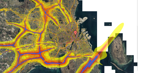 Trafikstøjkort på Skindergade 44A, 3. , 1159 København K