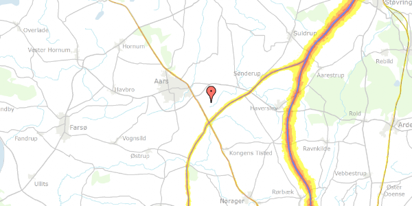 Trafikstøjkort på Sdr Borremosevej 4, st. , 9600 Aars