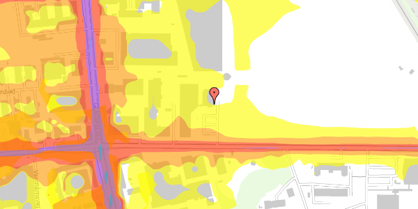 Trafikstøjkort på Vandtårnsvej 62, 2. , 2860 Søborg