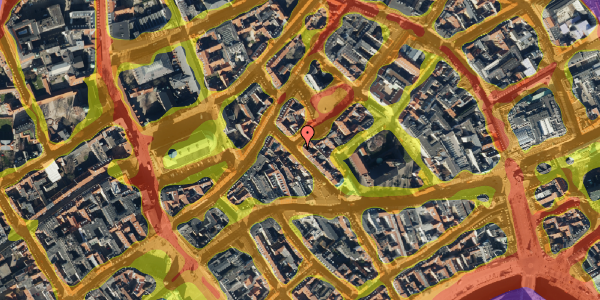 Trafikstøjkort på Klosterstræde 20, st. , 1157 København K