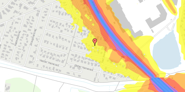Trafikstøjkort på Øster Hanevad 7, 2740 Skovlunde
