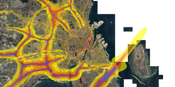 Trafikstøjkort på Skindergade 23, 3. th, 1159 København K