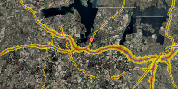 Trafikstøjkort på Skovbrinken 33, 4060 Kirke Såby