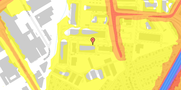 Trafikstøjkort på Marielundvej 48A, 2730 Herlev