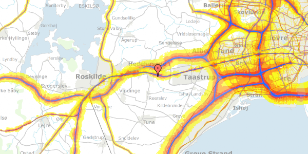 Trafikstøjkort på Sejlbjerg Alle 3A, 2. tv, 2640 Hedehusene