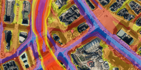 Trafikstøjkort på Axeltorv 2P, 1609 København V