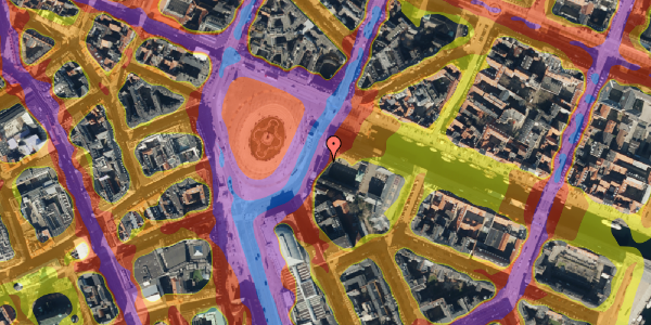 Trafikstøjkort på Kongens Nytorv 1, st. tv, 1050 København K