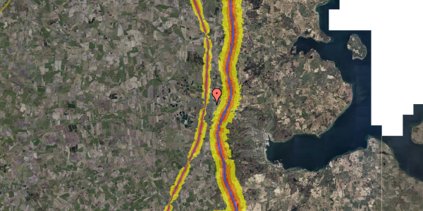 Trafikstøjkort på Engvej 21, st. 2, 6230 Rødekro