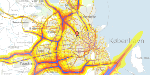 Trafikstøjkort på Ringholmvej 52, 2700 Brønshøj