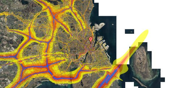 Trafikstøjkort på Åbenrå 31C, st. th, 1124 København K