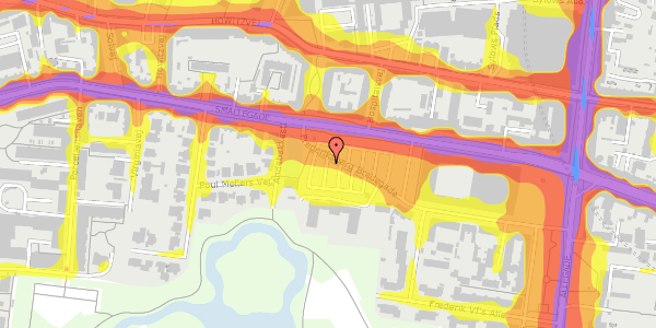 Trafikstøjkort på Frederiksberg Bredegade 19, 2000 Frederiksberg