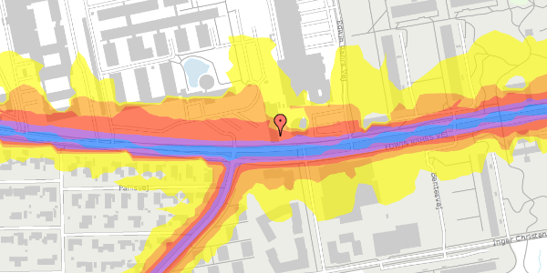 Trafikstøjkort på Edwin Rahrs Vej 30, 8220 Brabrand