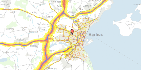 Trafikstøjkort på Rytoften 5, 2. , 8210 Aarhus V