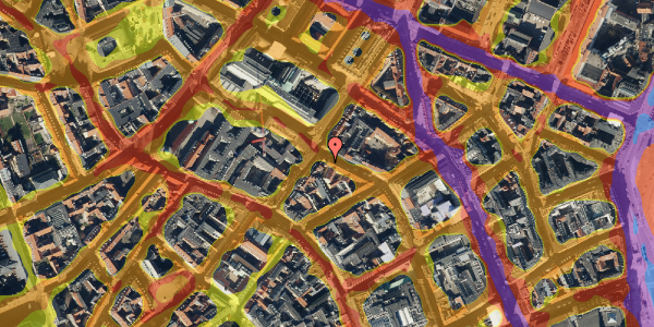 Trafikstøjkort på Pilestræde 45, 3. th, 1112 København K