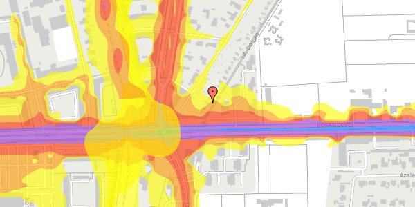 Trafikstøjkort på Hf. Dalgas 4, 2000 Frederiksberg