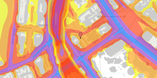 Trafikstøjkort på Axeltorv 3A, 1609 København V