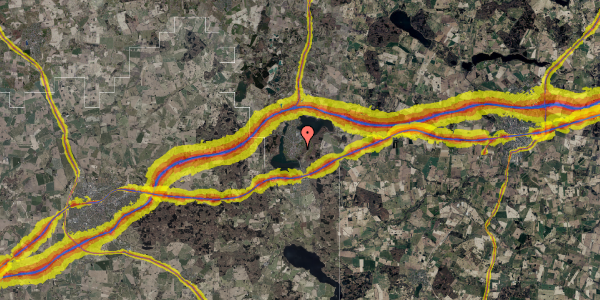 Trafikstøjkort på Mølledigevej 21, 4180 Sorø