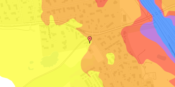 Trafikstøjkort på Gl.Holte Gade 45, 2840 Holte