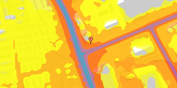 Trafikstøjkort på Park Alle 380, 2625 Vallensbæk