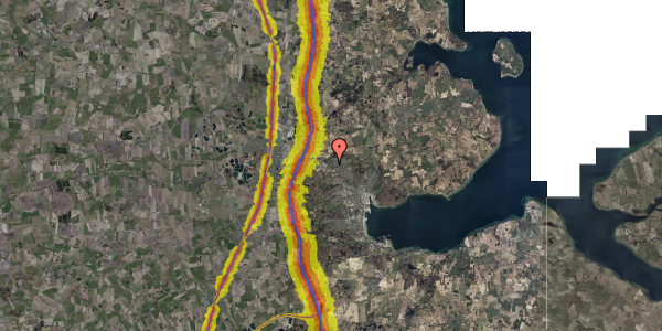 Trafikstøjkort på Haveforeningen Skovgårdsparken 31, 6200 Aabenraa