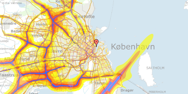 Trafikstøjkort på Store Kongensgade 110F, 3. tv, 1264 København K