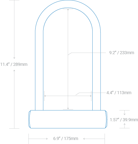 unit Pen pal Relative size Nokē Hardware | U-Lock