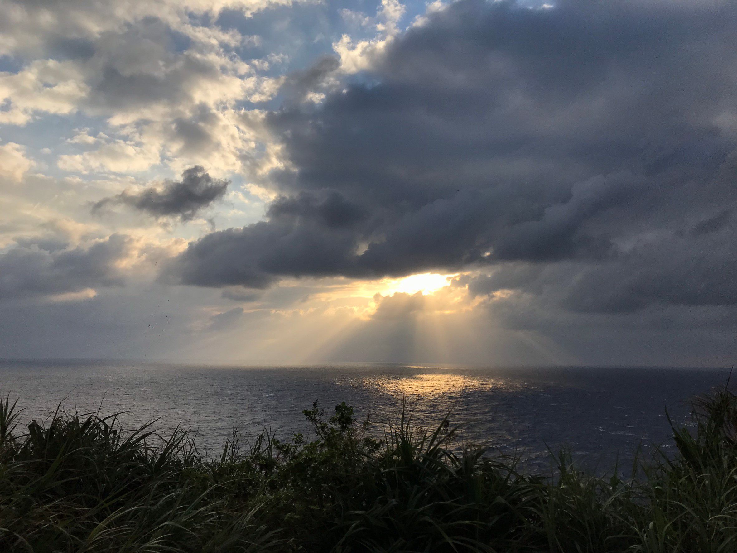 the westernmost tip of Japan sunset