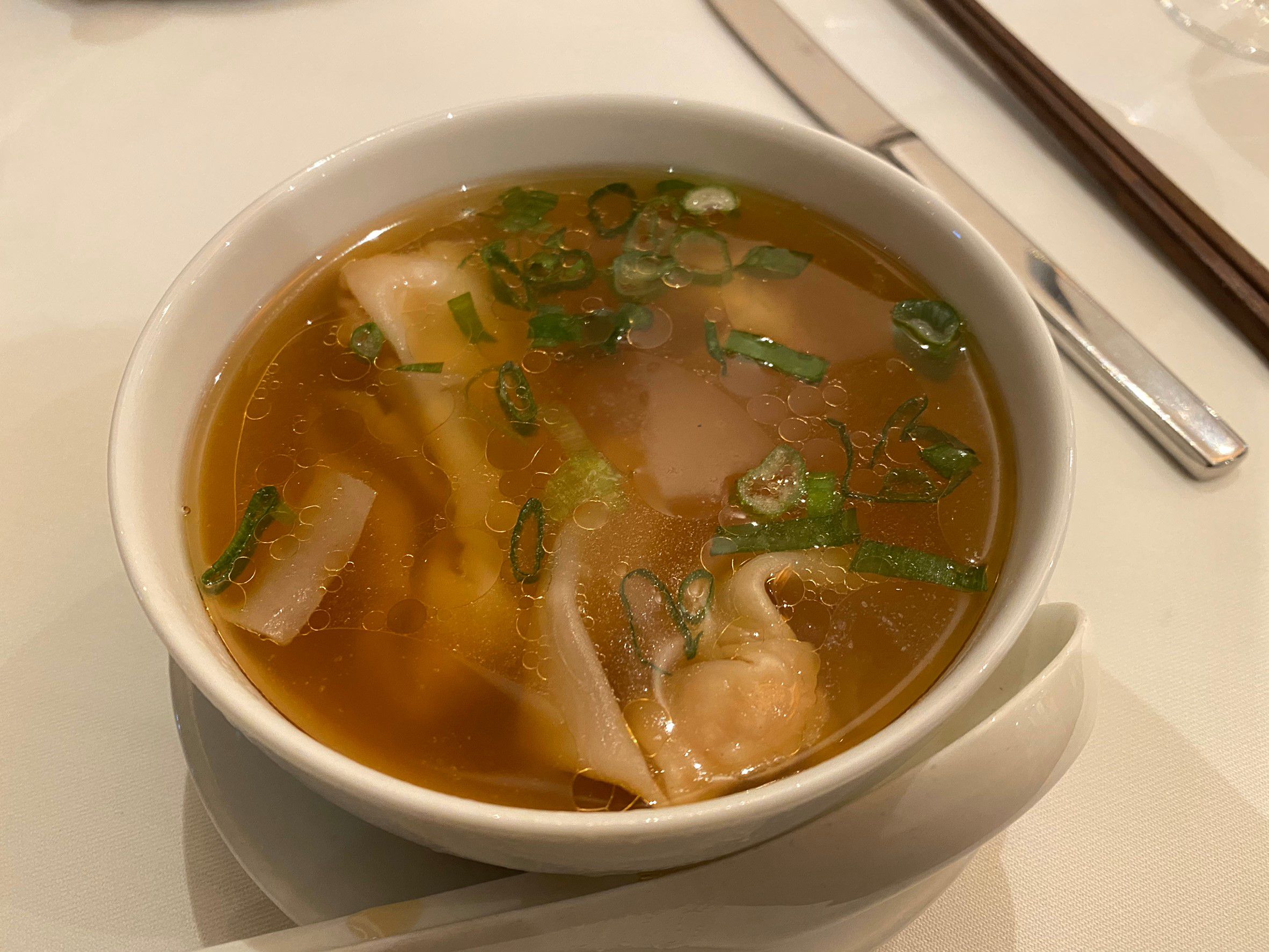 Wonton soup